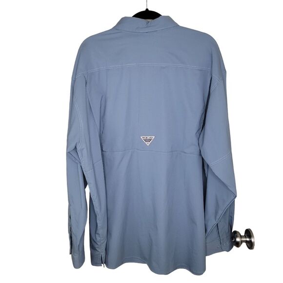 Columbia Men Shirt PFG Tamiami II Omni-Wick Long Sleeve Button-Up XXL - Picture 2 of 8